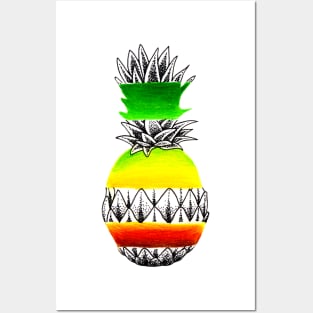 pineapple Posters and Art